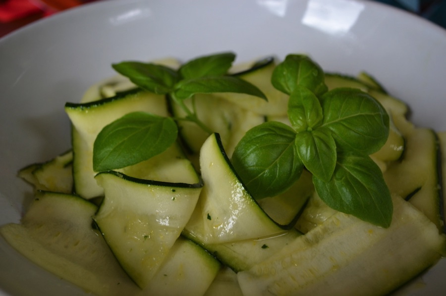 Courgette salad